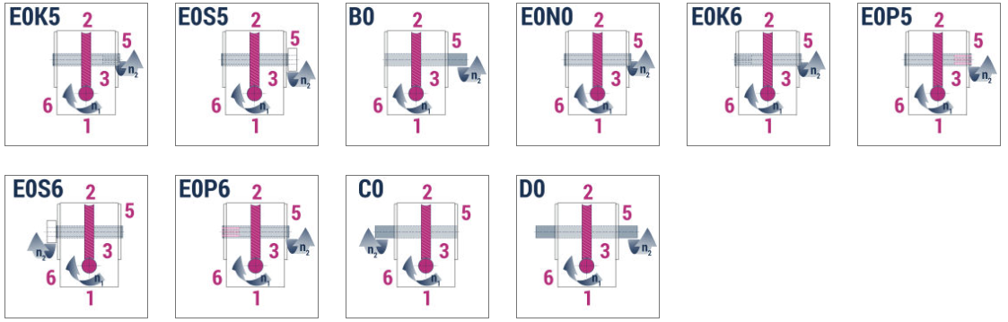 Type S (Worm gearbox)